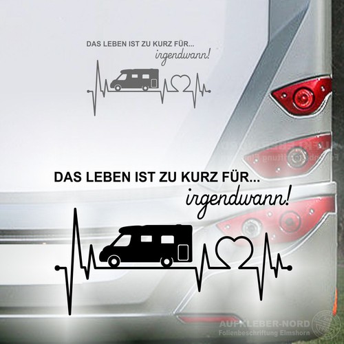 Herzschlag wohnmobil das leben - wohnmobil,