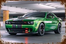 Retro Blechschild US CAR 30 x