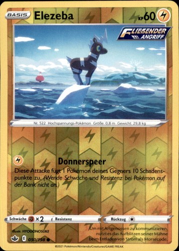 Pokemon karte elezeba - pokemon, 050/198