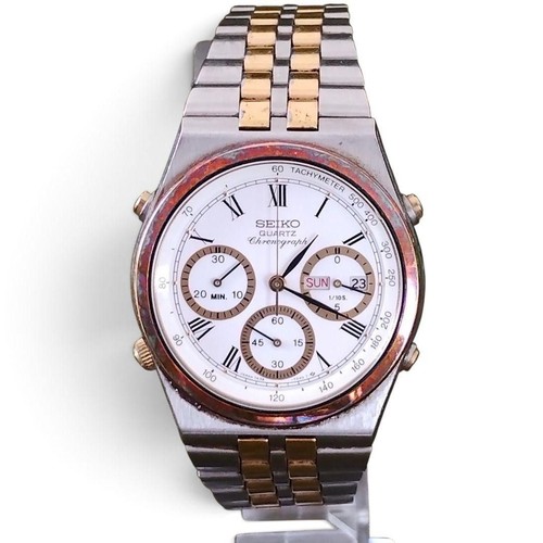 Seiko 7a38 728a chronograph - seiko, 7a38-728a