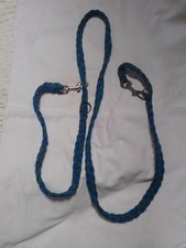 Führstrick Hundeleine Blaugrün 2m