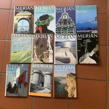 Merian Hefte Zeitschriften Paket Zeitung Konvolut Reiseführer Sammlung Set Alt