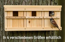 Nistkasten BUBI Spatzenvilla Spatzenhaus Spatz Spatzen Vogelhaus Vogel Haus
