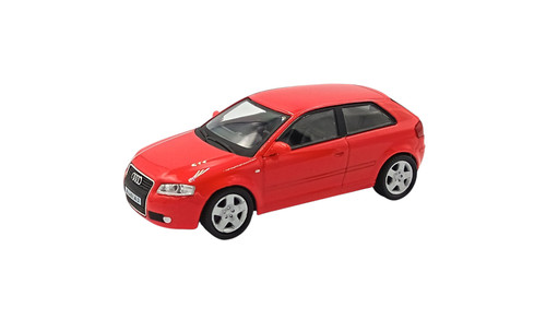 Audi red 43 diecast - red, 1:43
