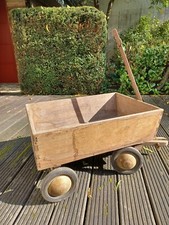kleiner alter BOLLERWAGEN Leiterwagen Puppenwagen Holzwagen antik retro Original