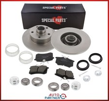 Bremsscheiben Beläge für VW GOLF 3 VR6 GTI Radlager 5 Loch Hinterachse Bremse HA