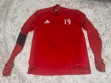 Adidas Mens Red Tiro 17 Trg Top Climacool Sweatshirt PowerRed BQ2748 Medium M