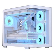 AeroCool PC Gehäuse P500C-G-WT-v1 Mid-Tower Weiß