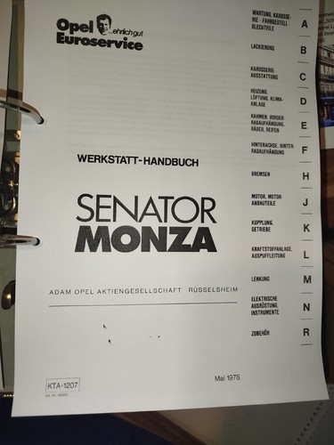 Opel monza senator - monza,
