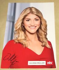 Juliana Müller Original signierte Autogrammkarte Autogramm Karte Model TV #1