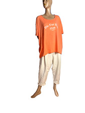 vokuhila Tunika Shirt apricot