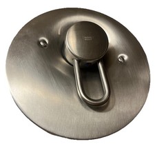 Hansgrohe Axor Uno Steel UP-Brausearmatur Edelstahl Griff Rosette