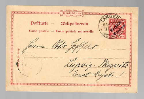 Postkarte tanger 1900 nach - postkarte,