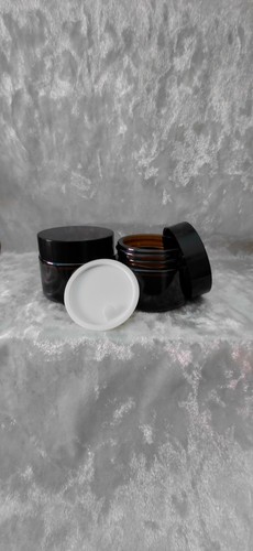 Braun glas tiegel - braun,