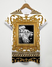 Löwe Gold All Over Print