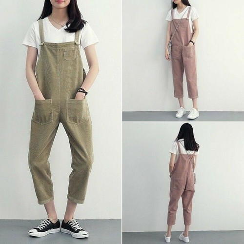 Damen freizeit cord latzhose - damen,