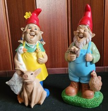 2 er SET GARTENZWERGE "