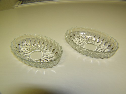 Glasschale ddr oval - oval,, 2
