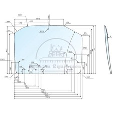 Rear Glass for Fendt 512-724