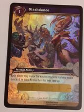 Wow TCG Loot Foil Rare Embossed Slashdance 1/3 NM World Of Warcraft