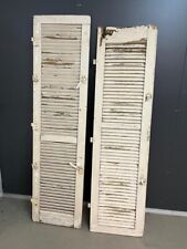 2 Fensterläden, helles Holz, Vintage-Deko