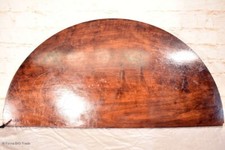 Antike Biedermeier halbrunde Tischplatte Ersatzplatte Klappplatte Wand-Konsole H