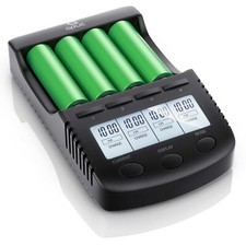 Aplic Power Akku Ladegerät Universal Akku Ladestation 4 Bay Battery Charger