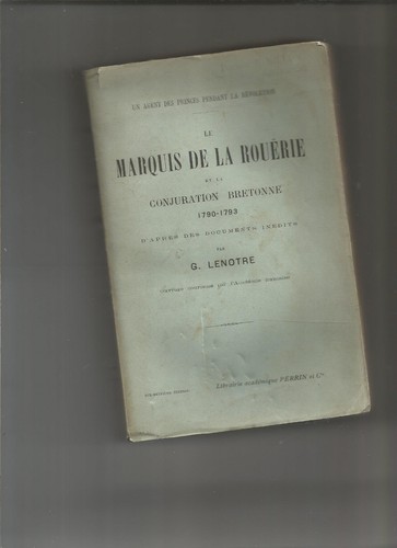 Der marquis von rouërie - der,