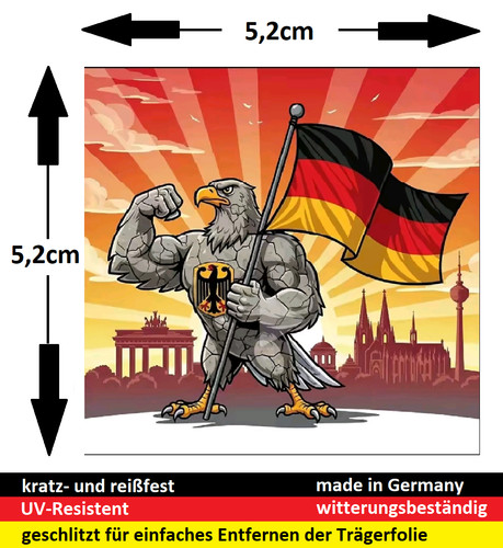 Deutscher adler aufkleber - adler",
