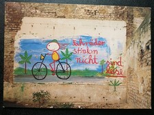 Fahrräder Stinken Nicht -Techn. Hochschule Aachen Wandbild ungelaufene Postkarte