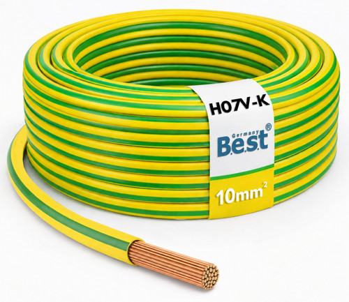 Erdungskabel 10mm grün gelb - erdungskabel, 10mm²