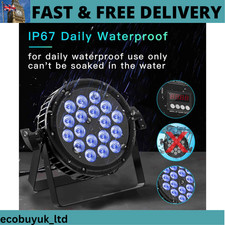 18 LEDs 270W Par Licht Wasserdicht IP65 RGBW Außen 4in1 DJ Bühnenlicht DMX512