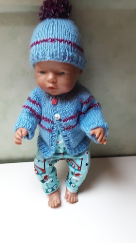 Puppenkleidung 3teilig - 43,