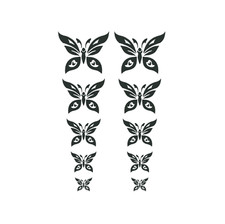 Butterfly 10x Stickers High