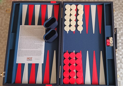Backgammon koffer groß 46 - 46, x