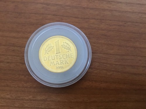 Deutsche mark gold 2001 in - deutsche,