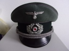Schirmmütze Offizier um 1942 Wehrmacht Original ohne Zeichen