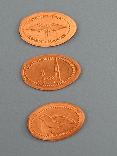 Elongated coins ulm - elongated,