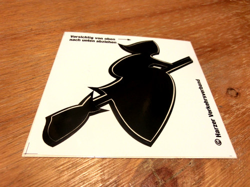 Aufkleber sticker harz - /,