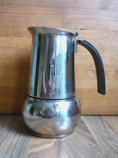 Espressokocher für 4 Tassen von GB Guido Bergna (Made in Italy), Edelstahl Mokka