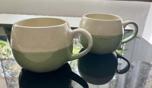 Trinkbecher grün weiß - trinkbecher,, grün-weiß