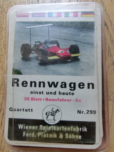 Quartett rennwagen einst - rennwagen,