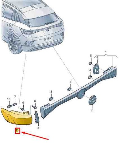 E21 rücklicht hinten - id.4,