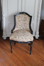 zierlicher Gründerzeit Sessel Damensessel