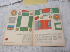 60er Jahre Bastelbogen 
