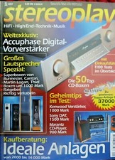 STEREOPLAY 1/97, JBL LX 2,CANTON ERGO 21,NAD 3020,MOGAMI 2513,THIEL CS 3.6,AUDIO