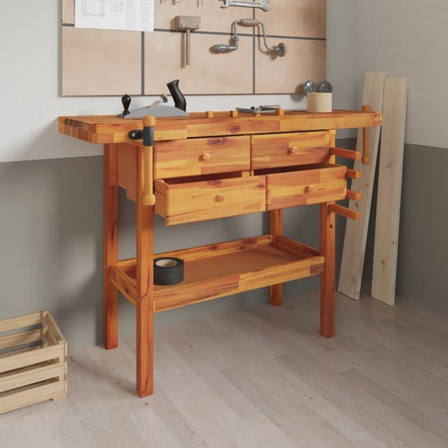 Werkbank mit schubladen - werkbank,