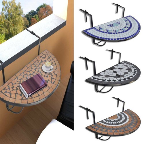 Balkonhängetisch mosaik - balkonhängetisch,