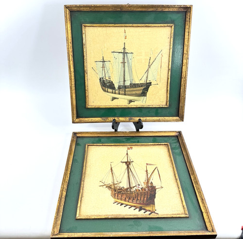 Vintage schiffsbild pinta - vintage,