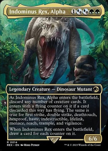 Indominus rex alpha custom - rex,,